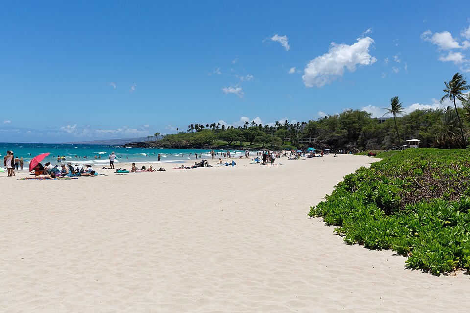 Hāpuna Beach on the Kohala Coast of Hawaiʻi Island.