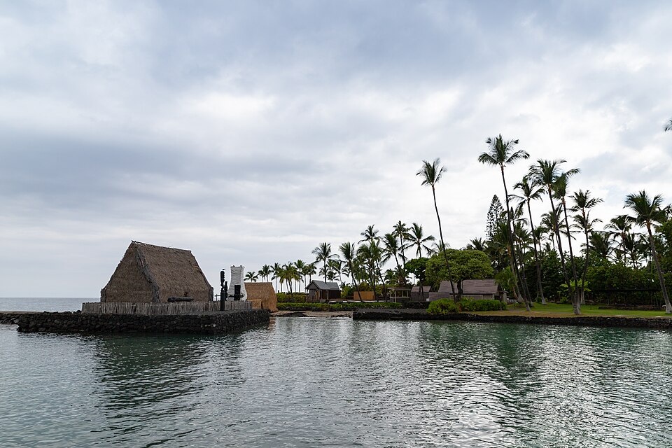 Historic fishpond area in Kona on Hawaiʻi Island.