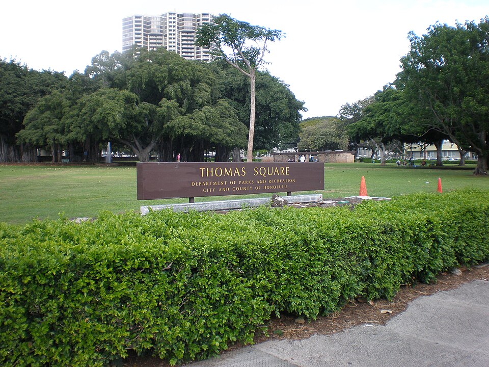 Thomas Square in Honolulu.