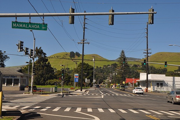 Māmalahoa Highway in Waimea
