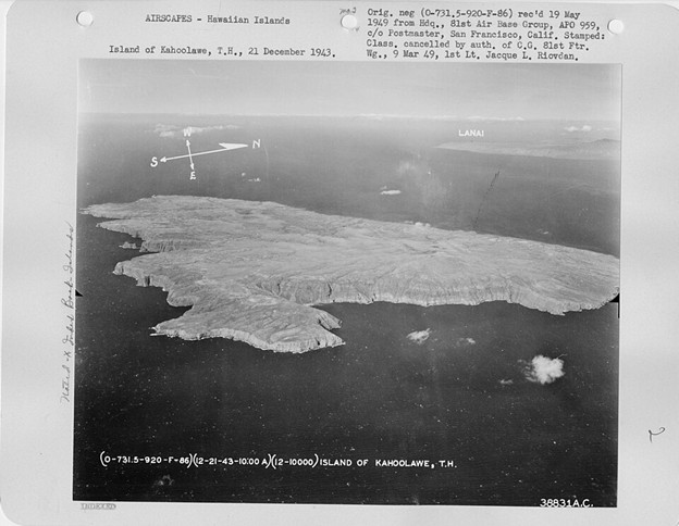 Kahoʻolawe during the mid-20th century